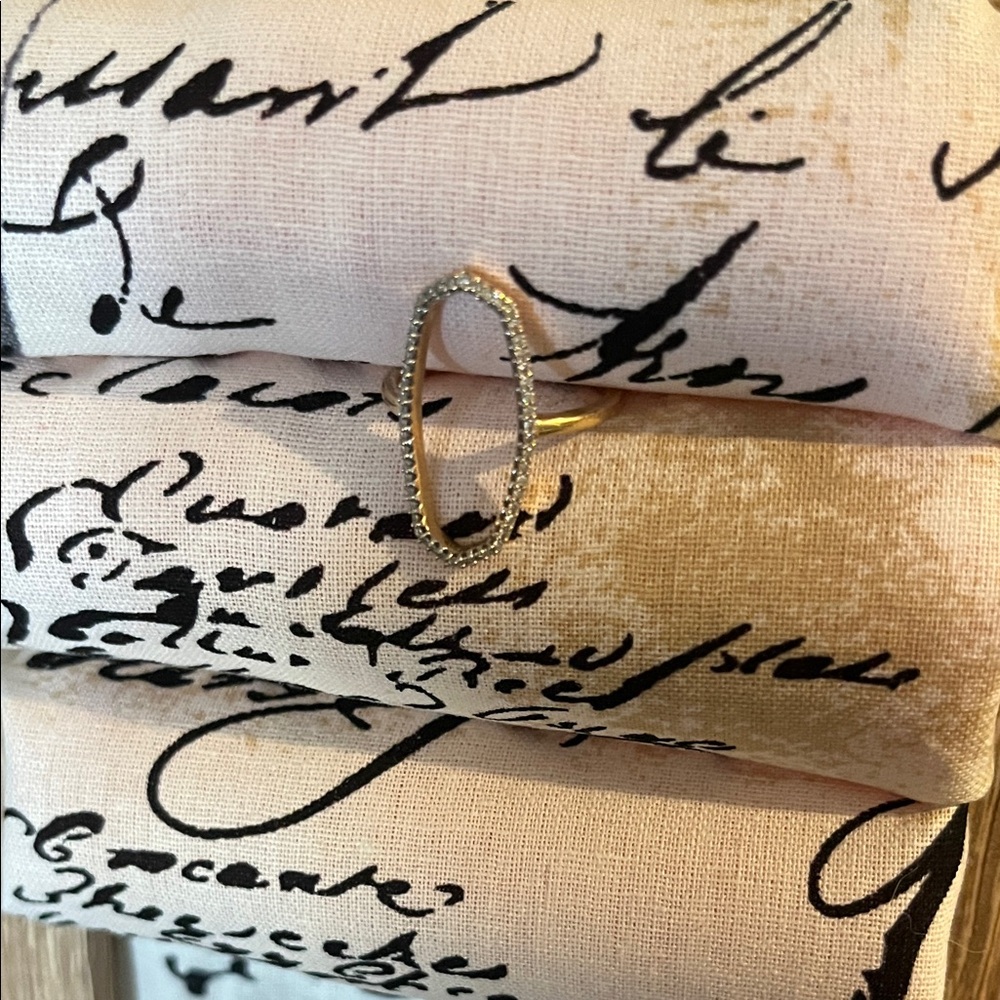 Kendra Scott Dani ring 14k gold and diamond